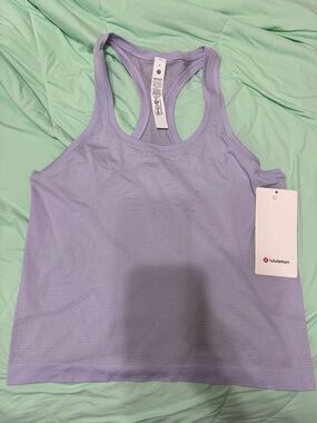 lululemon athletica Lavender Scoop Neck Racerback Tank